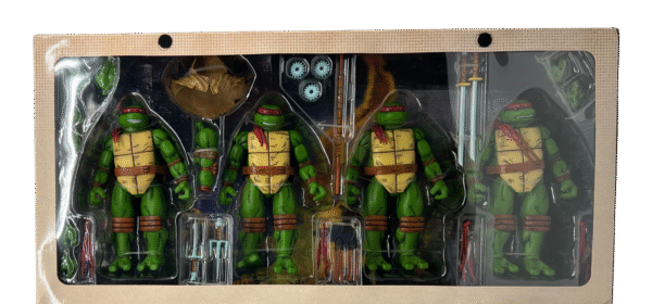 168C8622-DDC5-4121-942E-4832F85155B1 NECA TMNT 4 PACK TEENAGE MUTANT NINJA TURTLES ACTION FIGURES TARGET EXCLUSIVE EASTMAN AND LAIRD'S
