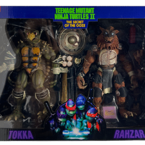 NECA TOKKA AND RAHZAR THE SECRET OF THE OOZE MOVIE ACTION FIGURES 2 PACK 7 INCH