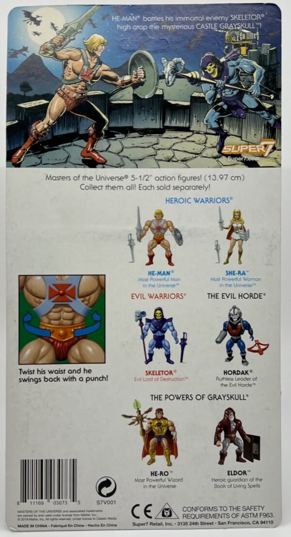MASTERS OF THE UNIVERSE SKELETOR RETRO ACTION