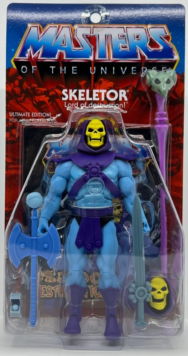 SUPER 7 MASTERS OF THE UNIVERSE SKELETOR DELUXE ACTION FIGURE 1/12