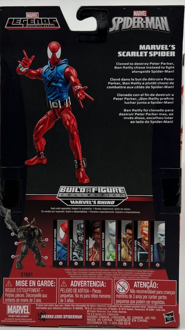 MARVEL LEGENDS SCARLET SPIDER 2015