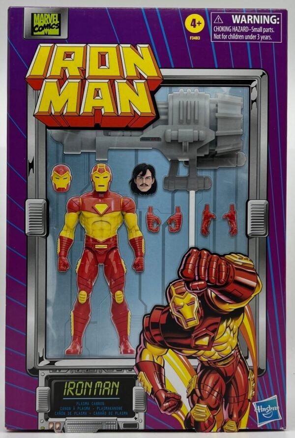MARVEL LEGENDS IRON MAN W/PLASMA CANNON