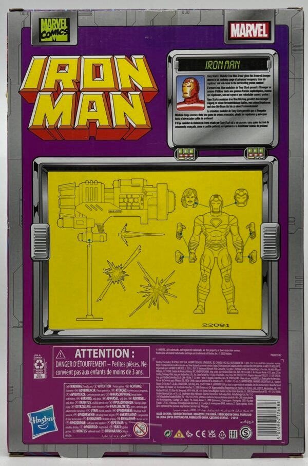 MARVEL LEGENDS IRON MAN W/PLASMA CANNON