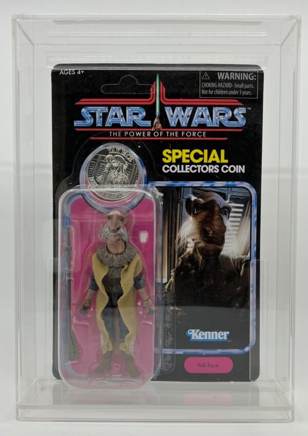 HASBRO STAR WARS YAK FACE ACTION FIGURE HASLAB WITH COIN SEAL NEVER OPEN NEW