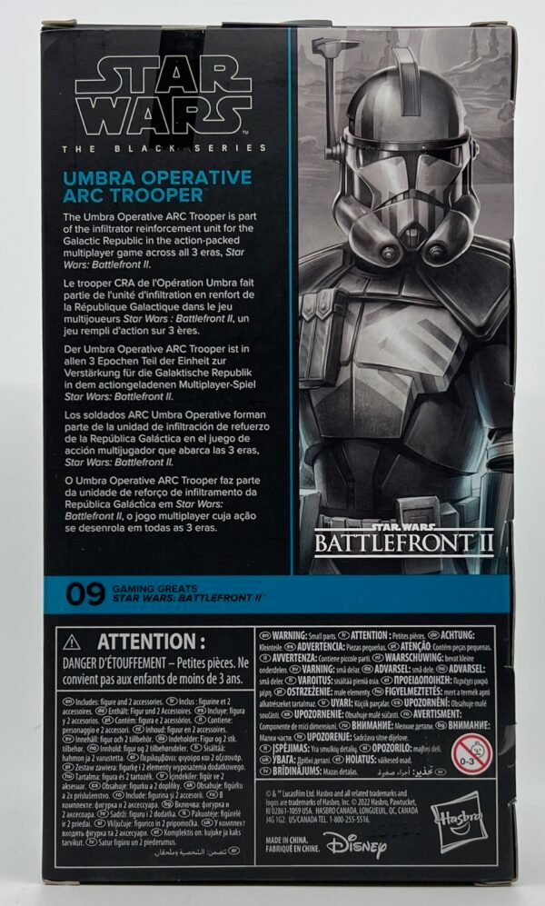 IMG_3397 STAR WARS BLACK SERIES BATTLEFRONT II,UMBRA OPERATIVE ARC TROOPER