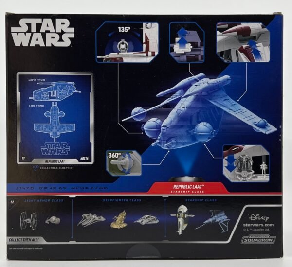 STAR WARS MICRO GALAXY SQUADRON REPUBLIC GUNSHIP