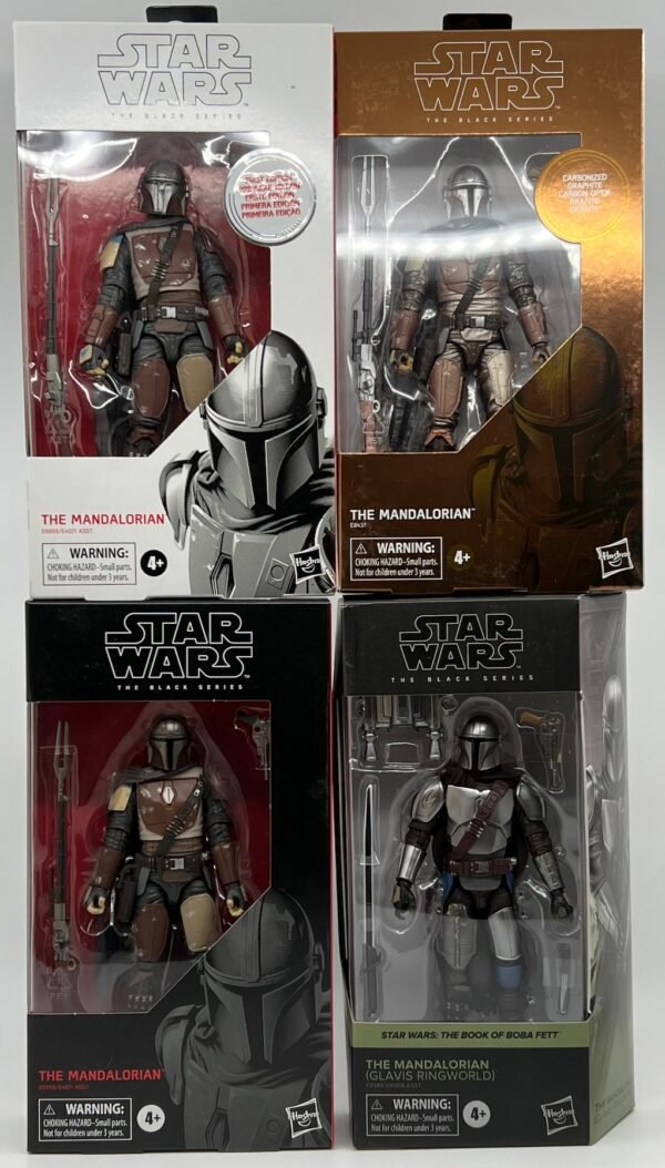 STAR WARS BLACK SERIES MANDALORIAN 4 LOT
