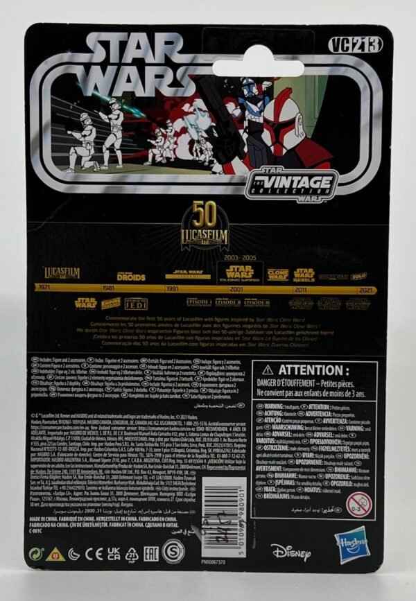 STAR WARS CLONE WARS ARC TROOPER CAPTAIN VINTAGE COLLECTION