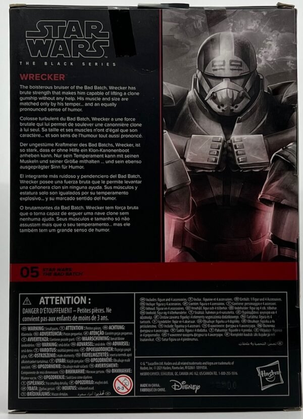 HASBRO STAR WARS BLACK SERIES BAD BATCH WRECKER ACTION FIGURE DELUXE