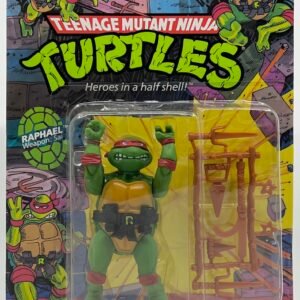 PLAYMATES TEENAGE MUTANT NINJA TURTLES 1988 RAPHAEL UNPUNCHED ACTION FIGURE TMNT