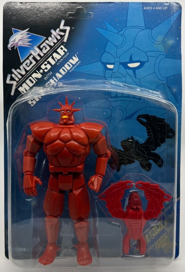 IMG_3741 (1) KENNER SILVERHAWKS MON STAR ACTION FIGURE 1986 NEW SEALED