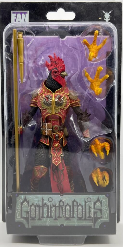 Four Horsemen Gothitropolis Cockitrus Rooster Action Figure - 2014 Mythic Legions Precursor Rare In stock