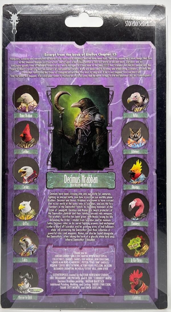 FOUR HORSEMEN GOTHITROPOLIS COCKITRUS ROOSTER 2014 MYTHIC LEGIONS