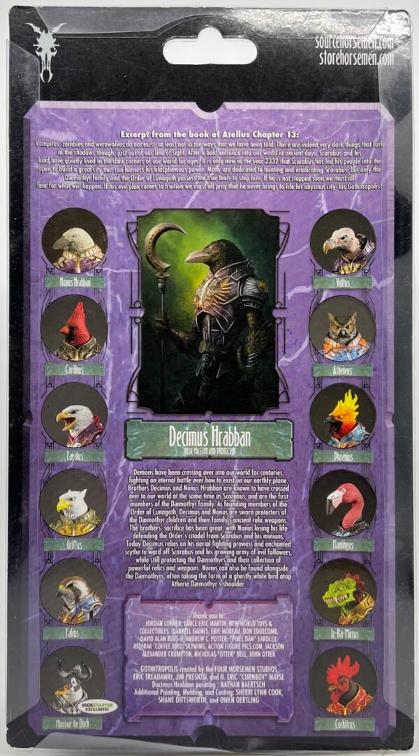 FOUR HORSEMEN GOTHITROPOLIS MINOTAUR THE DUCK ACTION FIGURE STORE EXCLUSIVE NEW