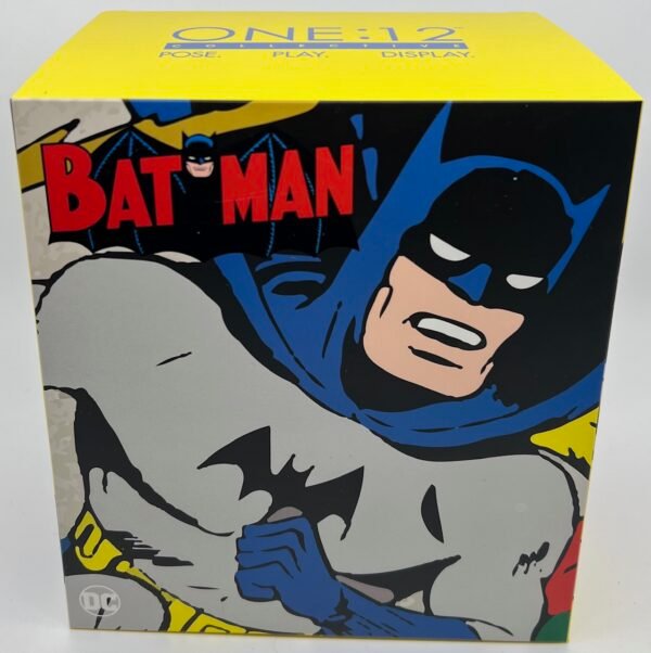 IMG_3764 (1) MEZCO ONE:12 BATMAN & TWO FACE GOLDEN AGE 2 PACK ACTION FIGURES NEW SEALED