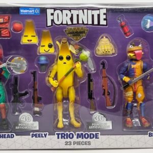 JAZWARES FORTNITE TRIO MODE WALMART EXCLUSIVE LEGENDARY SERIES 3 PACK ACTION FIGURES