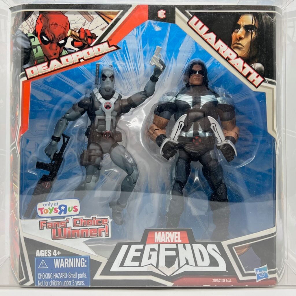 Hasbro Marvel Legends: X-Force - Deadpool & Warpath (Toys "R" Us Exclusive) 2-Pack 2010 Action Figure Set (Variant/Error)