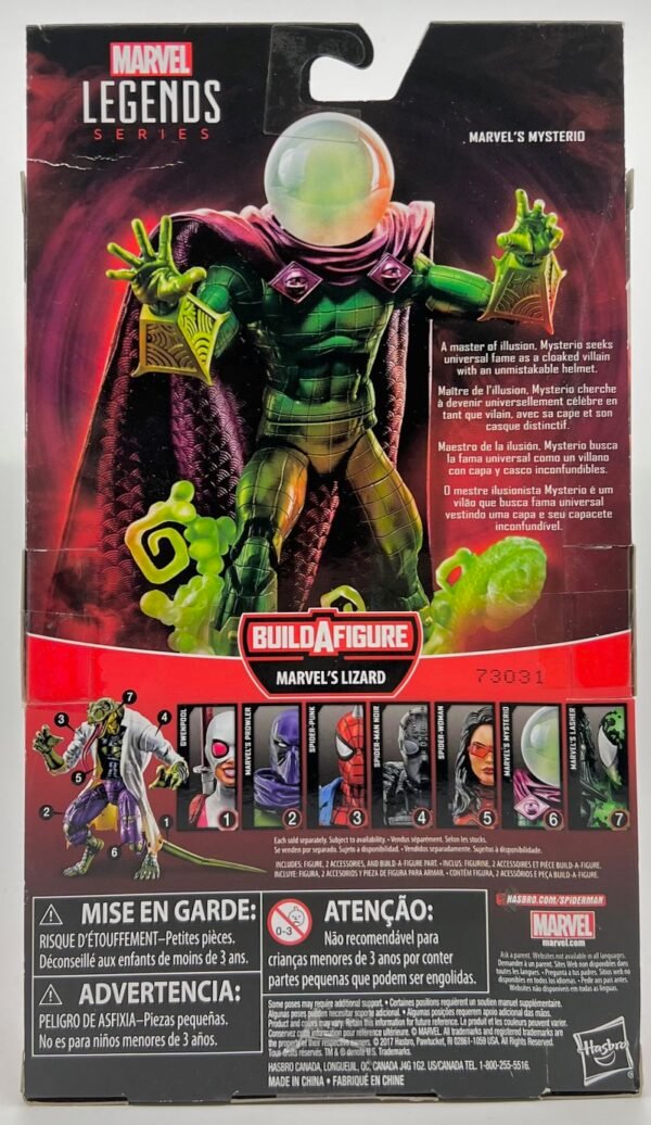 IMG_3861 MARVEL LEGENDS MYSTERIO VARIANT/CHASE GREEN HEAD