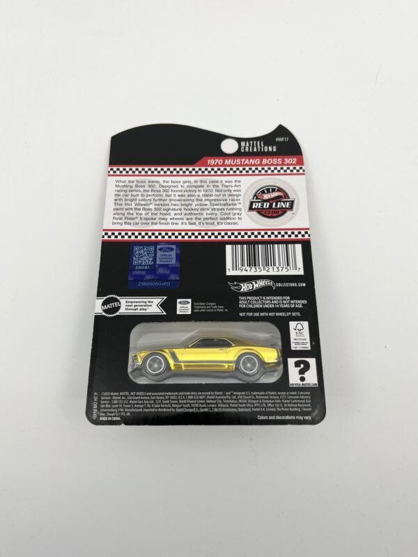 HOT WHEELS RLC 1970 MUSTANG BOSS 302