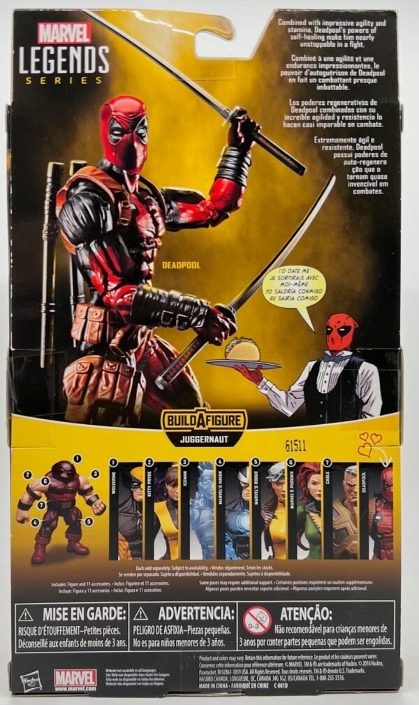 MARVEL LEGENDS DEADPOOL JUGGERNAUT BAF WAVE