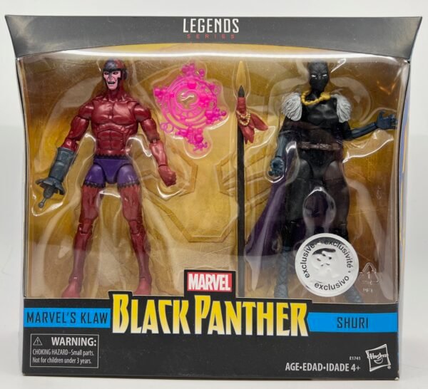 IMG_3874 HASBRO MARVEL LEGENDS KLAW SHURI 2 PACK TRU EXCLUSIVE 2107