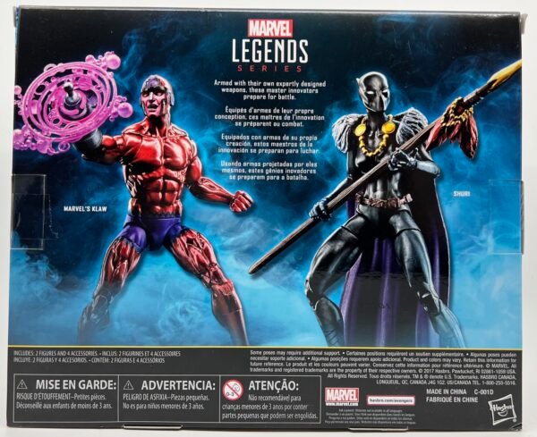 IMG_3875 HASBRO MARVEL LEGENDS KLAW SHURI 2 PACK TRU EXCLUSIVE 2107