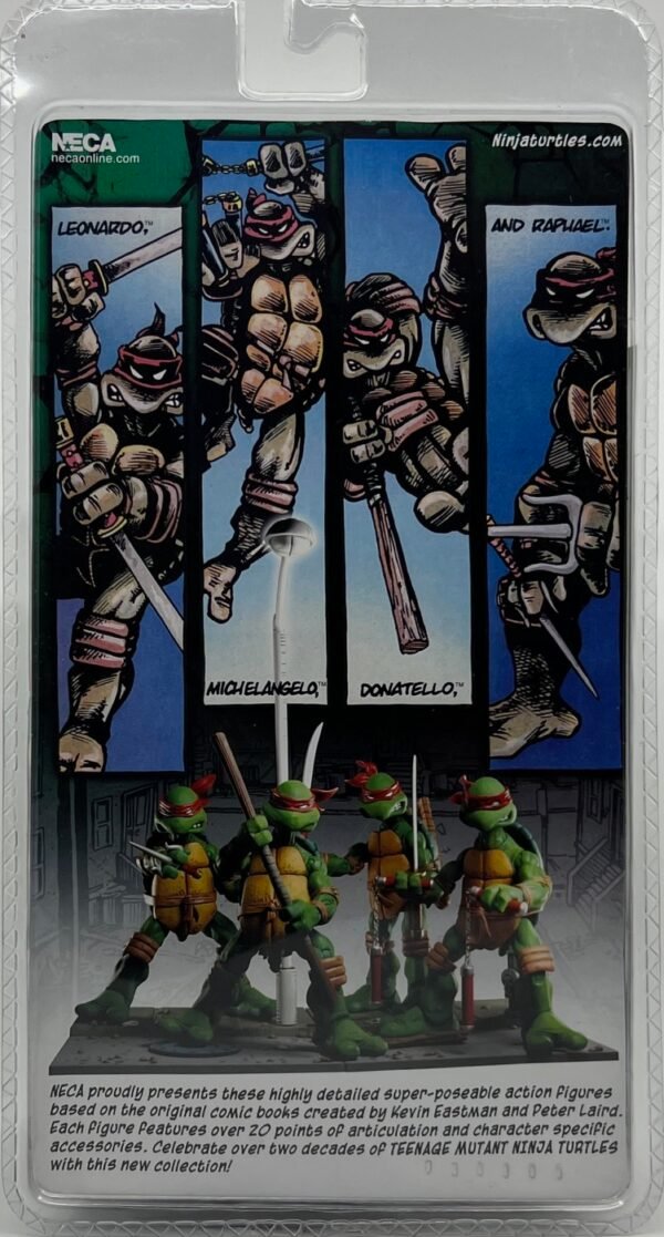 NECA TEENAGE MUTANT NINJA TURTLES LEONARDO 2008 PETER LAIRD SIGNED TMNT