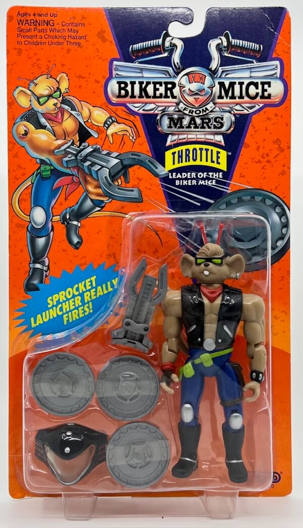 GALOOB BIKER MICE FROM MARS THROTTLE 1993