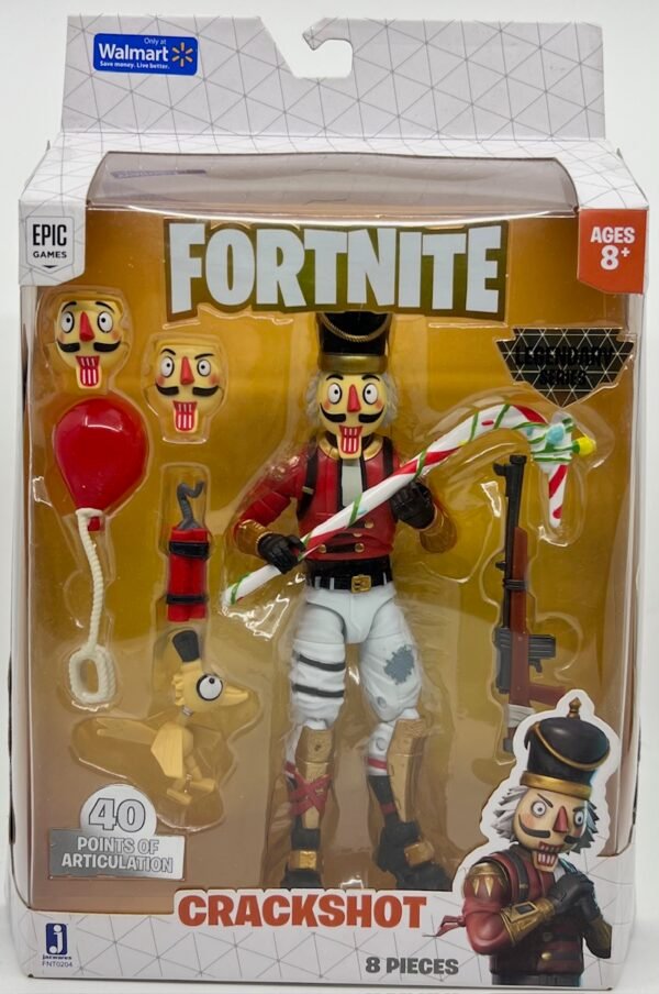 JAZWARES FORTNITE SERIES 2 WALMART EXCLUSIVE CRACKSHOT ACTION FIGURE