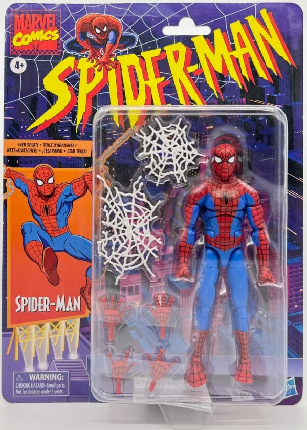 HASBRO MARVEL LEGENDS RETRO CARD SPIDERMAN CARTOON SERIES