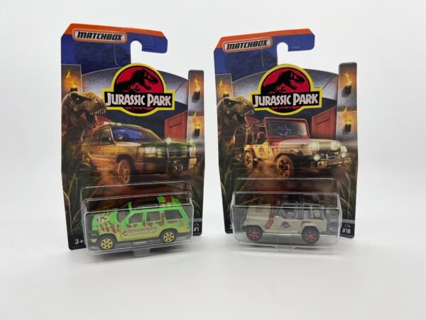 MATCHBOX JURASSIC PARK SET (2)