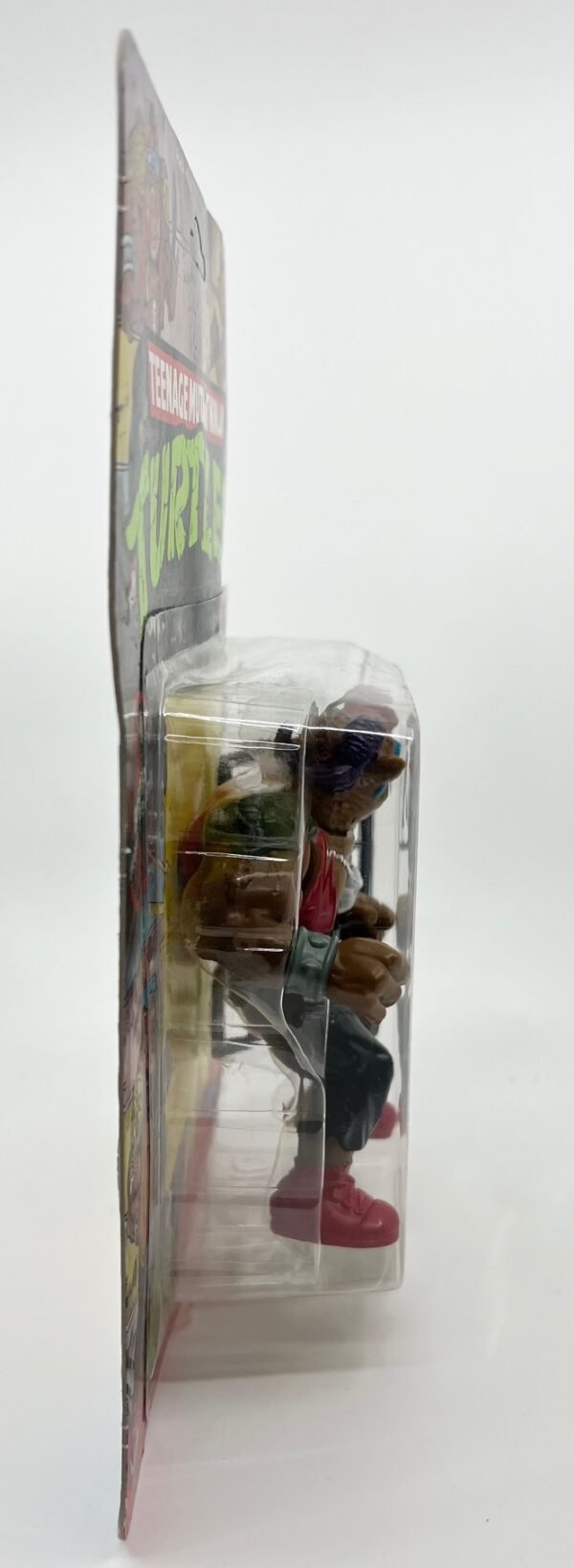 PLAYMATES TEENAGE MUTANT NINJA TURTLES BEBOP 1988 TMNT ACTION FIGURE UNPUNCHED CLEAR BUBBLE