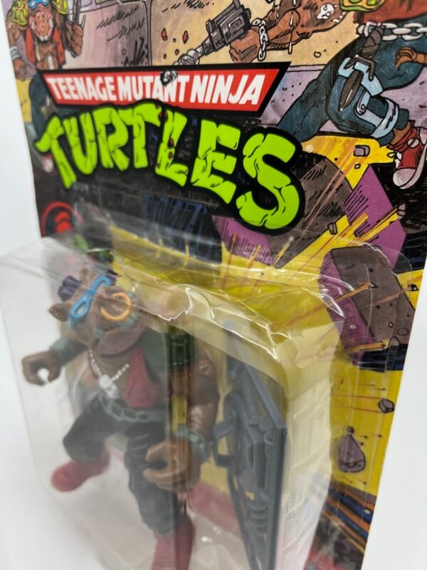 PLAYMATES TEENAGE MUTANT NINJA TURTLES BEBOP 1988 TMNT ACTION FIGURE UNPUNCHED CLEAR BUBBLE