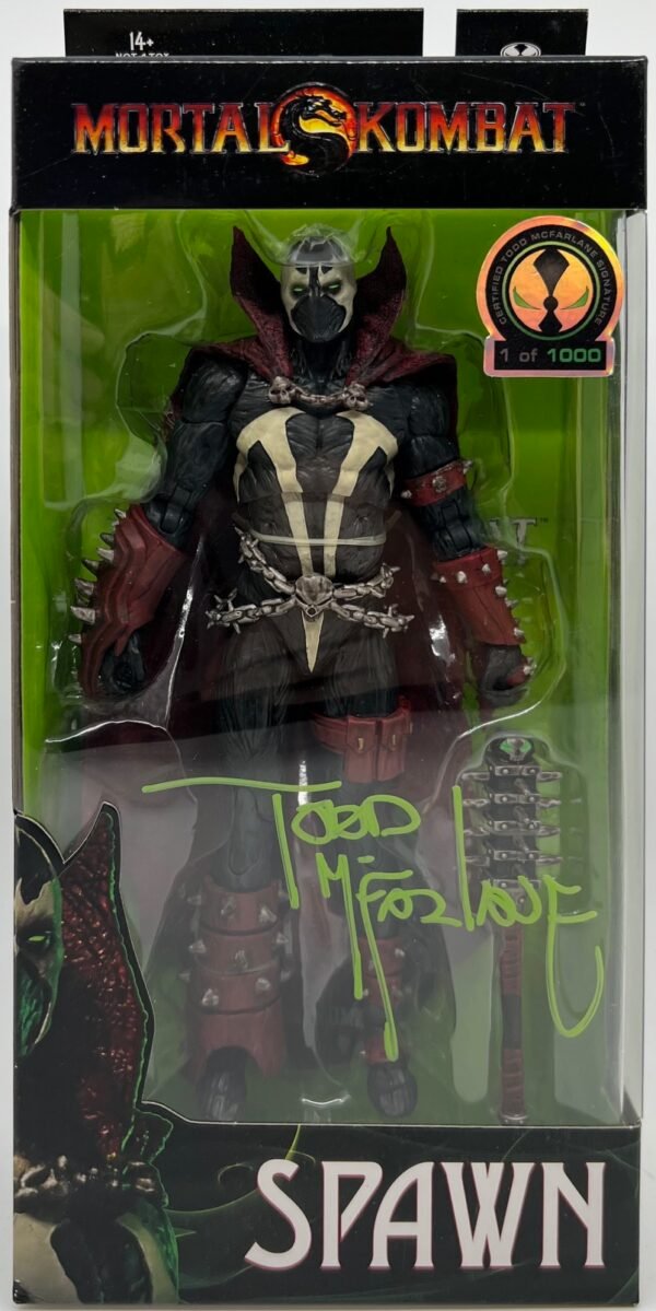 IMG_3957 MCFARLANE MORTAL KOMBAT SPAWN ACTION FIGURE SIGNED NEW