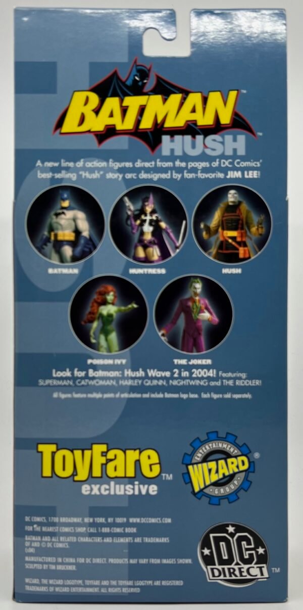 DC DIRECT BATMAN HUSH JASON TODD UNMASKED VARIANT 2004