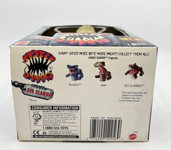 MATTEL STREET SHARKS BIG SLAMMU 1994