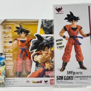 BANDAI FIGUARTS DRAGON BALL SON GOKU A SAIYAN RAISED ON EARTH,POWER,POLE AND CARD