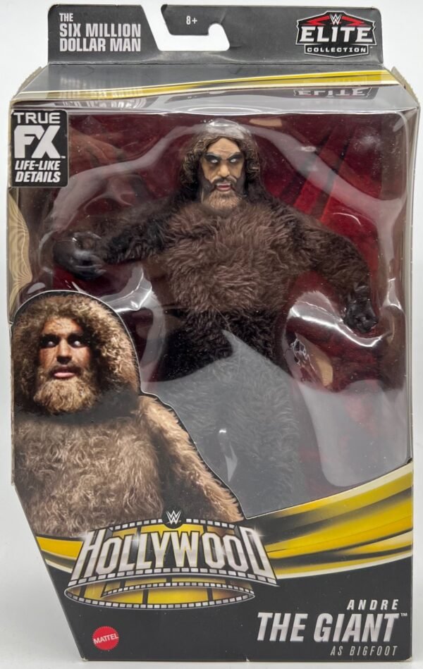 MATTEL WWE ELITE ANDRE THE GIANT AS BIG FOOT ACTION FIGURE SIX MILLION DOLLAR MAN