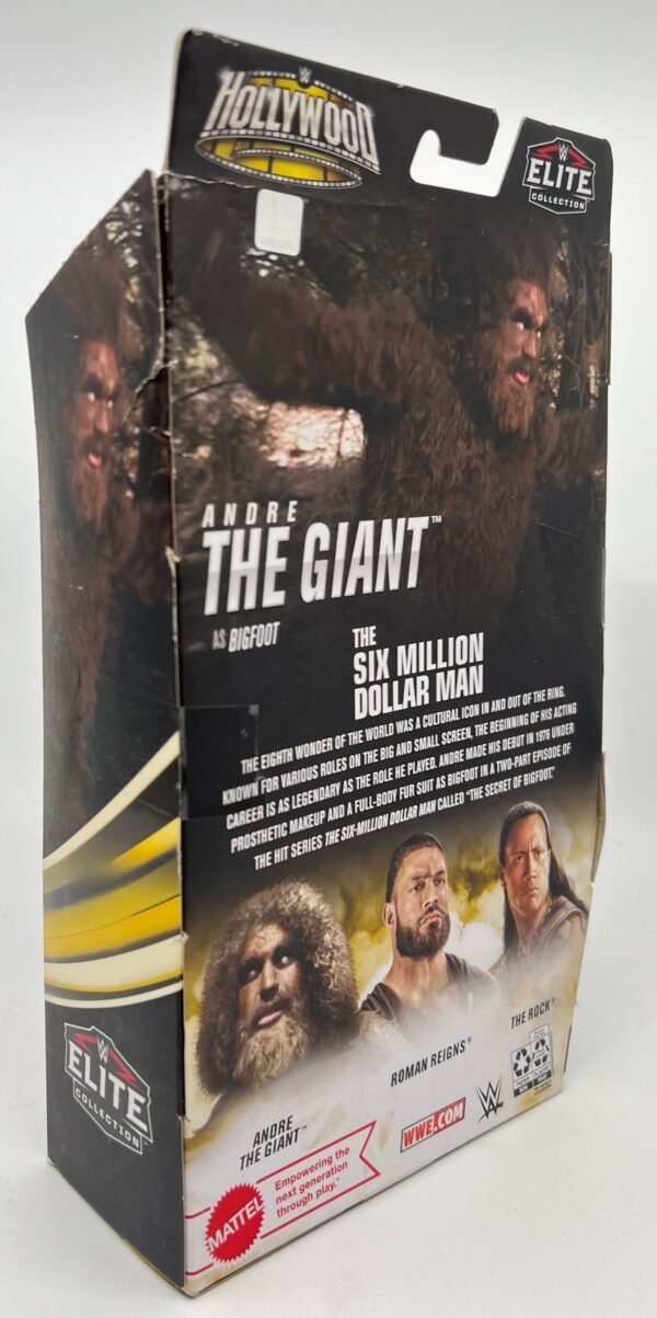 MATTEL WWE ELITE ANDRE THE GIANT AS BIG FOOT ACTION FIGURE SIX MILLION DOLLAR MAN