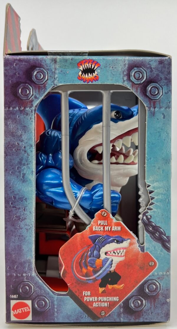 MATTEL STREET SHARKS RIPSTER METALLIC VARIANT ACTION FIGURE 1994 READY FOR AFA