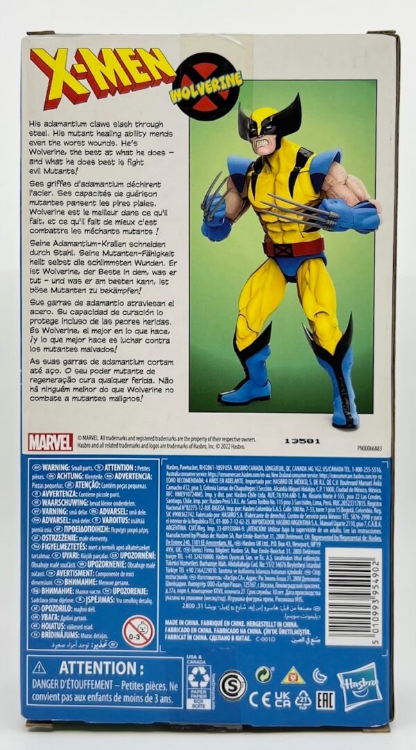HASBRO MARVEL LEGENDS VHS WOLVERINE ACTION FIGURE