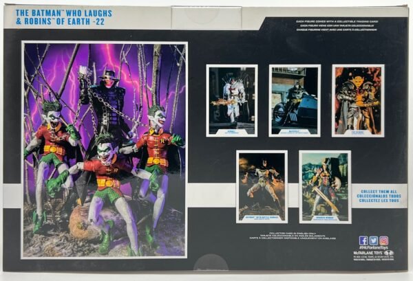 MCFARLANE THE BATMAN WHO LAUGHS & ROBINS OF EARTHS 22 WALMART EXCLUSIVE SET