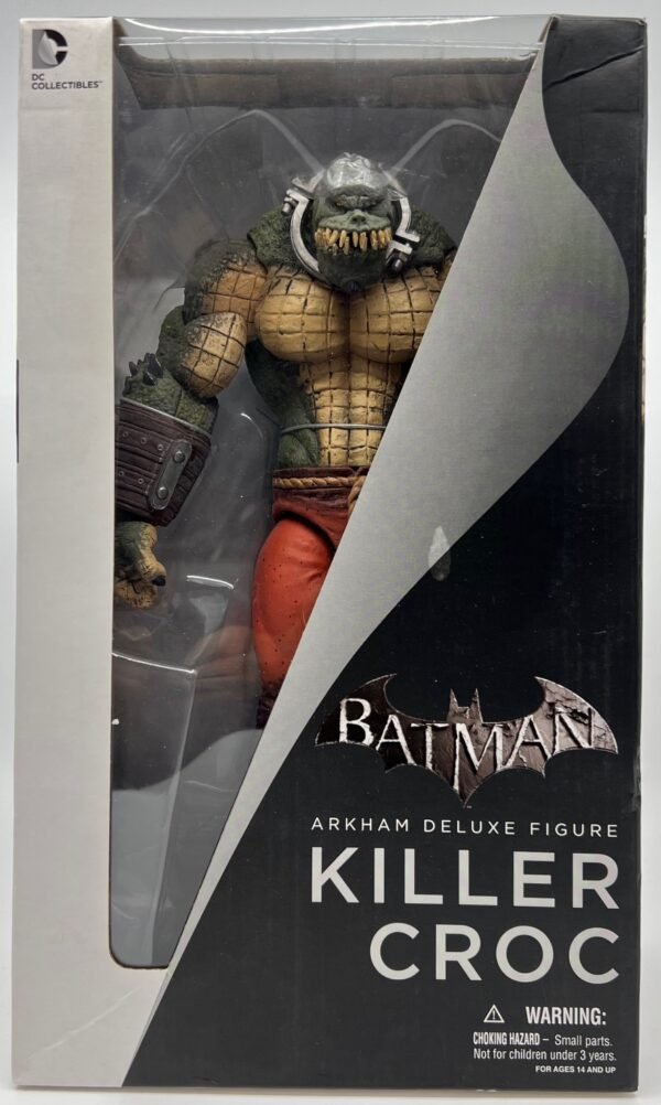 DC DIRECT BATMAN ARKHAM DELUXE FIGURE KILLER CROC 2012 action figure NEW