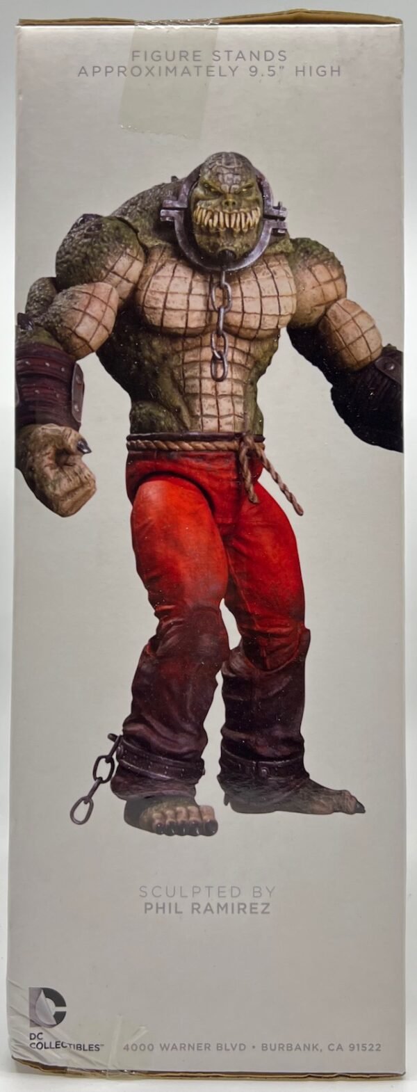 DC DIRECT BATMAN ARKHAM DELUXE FIGURE KILLER CROC 2012 action figure NEW
