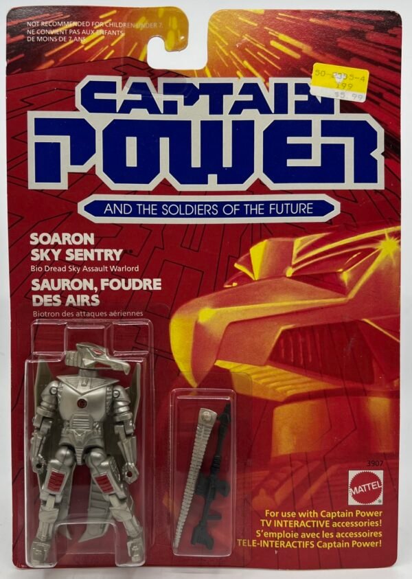 MATTEL CAPTAIN POWER SKY SENTRY SAURON 1987 NM NEVER OPEN
