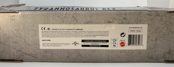 MATTEL TRASH'N THROW TYRANNOSAURUS REX & DR ALAN GRANT JURASSIC WORLD 2017