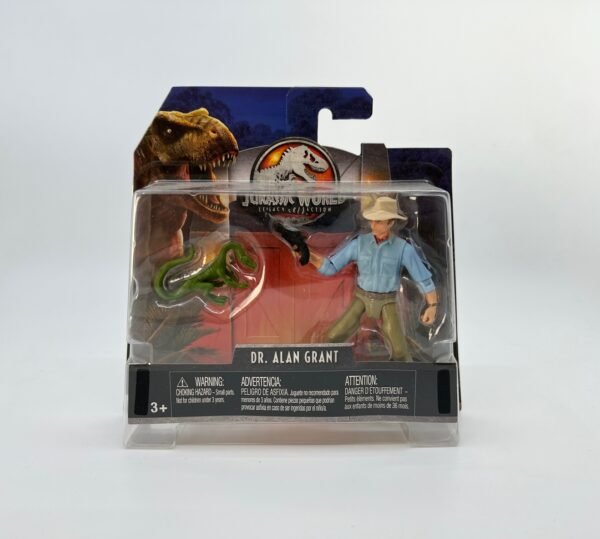 MATTEL TRASH'N THROW TYRANNOSAURUS REX & DR ALAN GRANT JURASSIC WORLD 2017