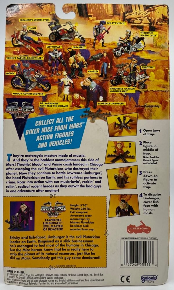 IMG_4736 GALOOB BIKER MICE FROM MARS LAWRENCE LIMBURGER 1993