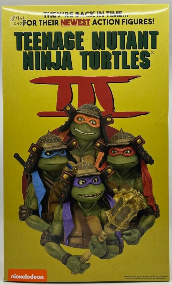 NECA TEENAGE MUTANT NINJA TURTLES III MOVIE SET
