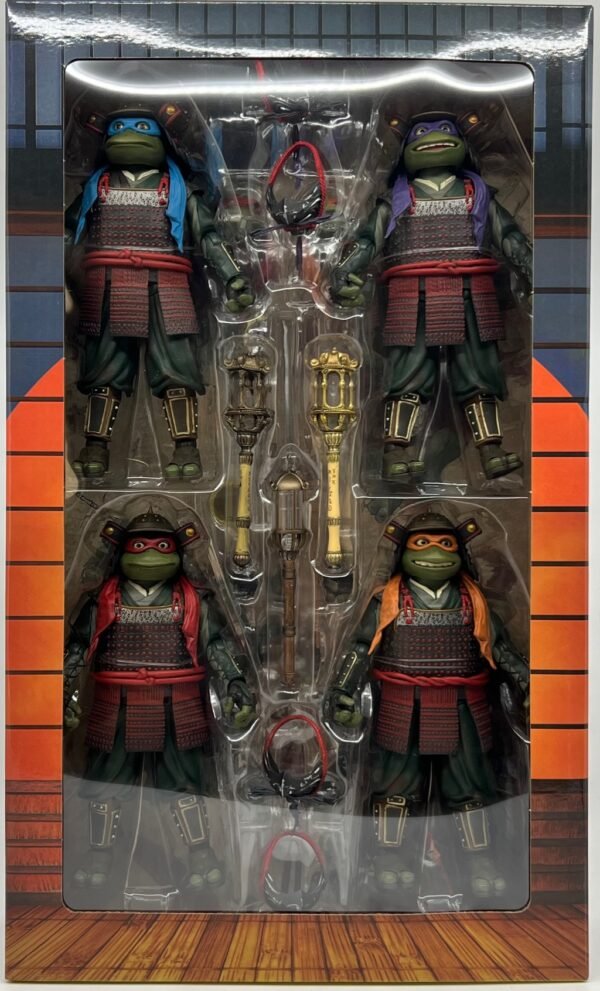 NECA TEENAGE MUTANT NINJA TURTLES III MOVIE SET